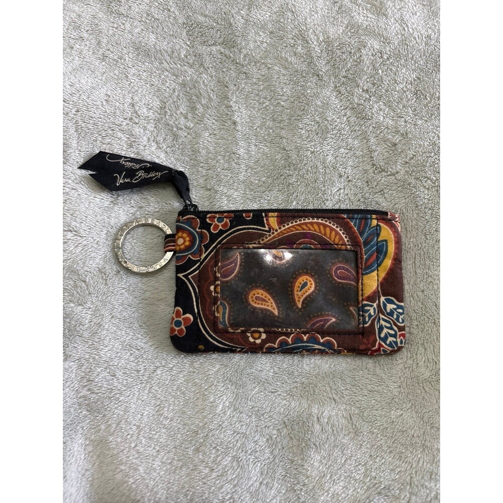 Vera Bradley card holder coin pouch wallet Kensington retired cotton cottagecore